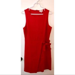 NWT LOFT Strapless Red Dress